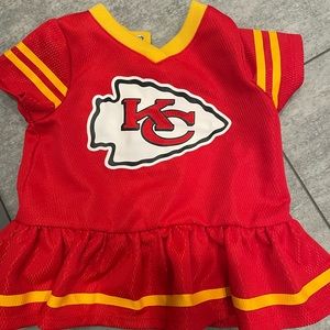 Kansas City chiefs baby dress